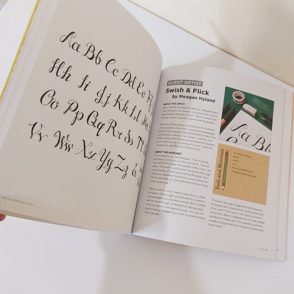 Hand Lettering A To Z Creative Drawing Learning Paperback Book by Abbey Sy - Picture 8 of 9